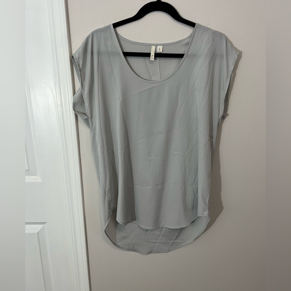 Frenchi Light Gray Blouse,medium